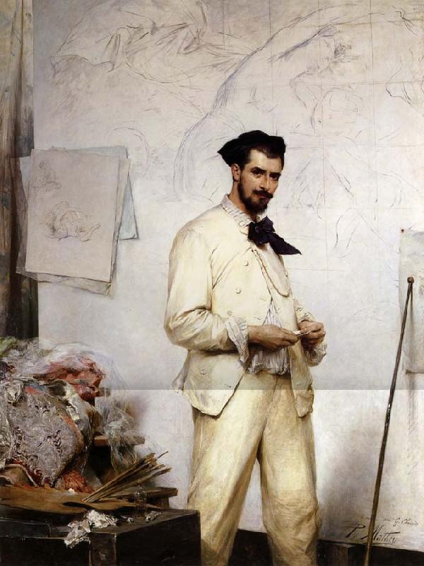Mathey, Paul Portrait de Georges Clairin Sweden oil painting art